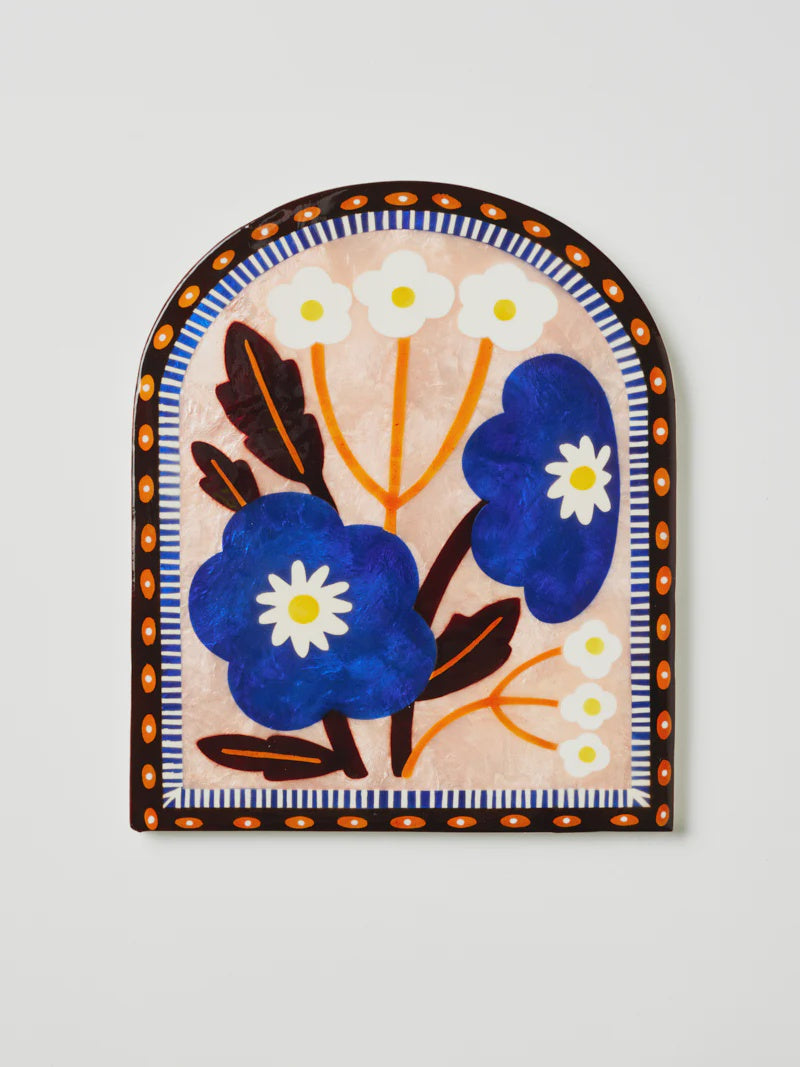 Bloom Nouveau Pink Arch Wall Art