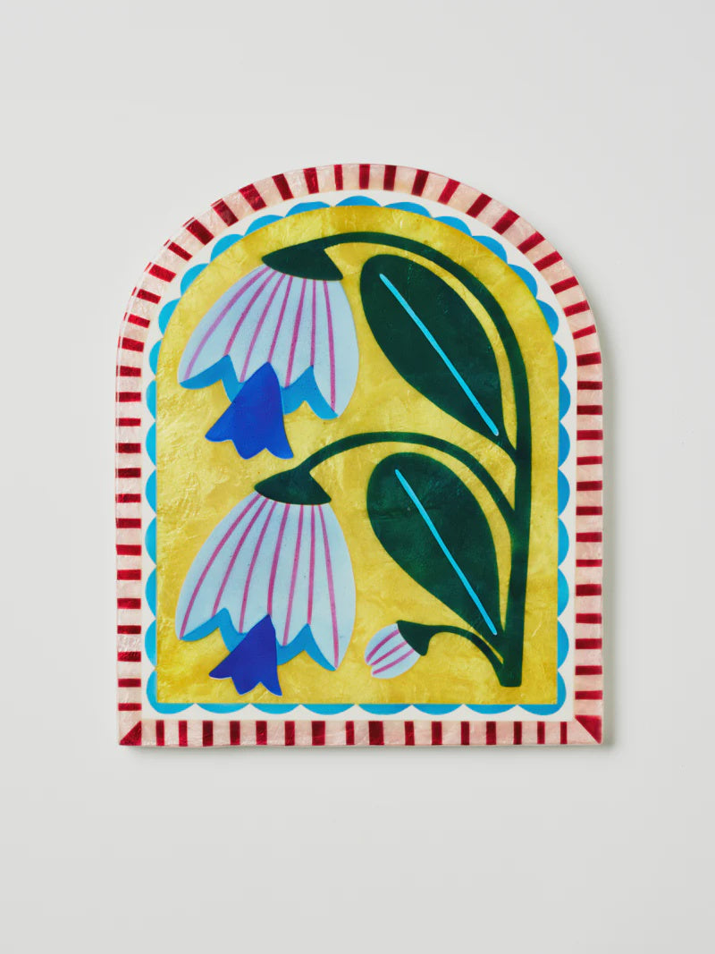 Bloom Nouveau Yellow Arch Wall Art