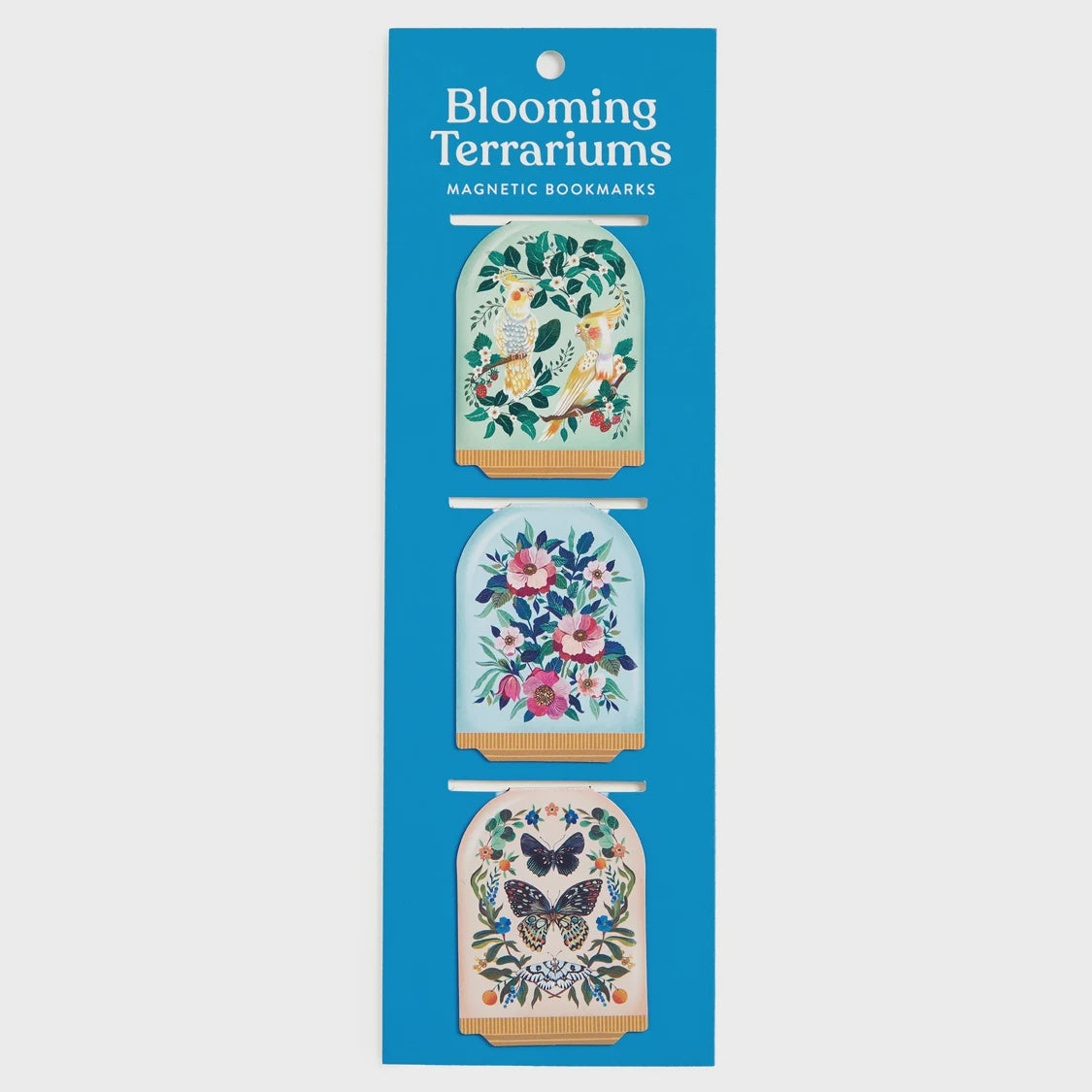Blooming Terrariums Magnetic Bookmarks - Set of 3