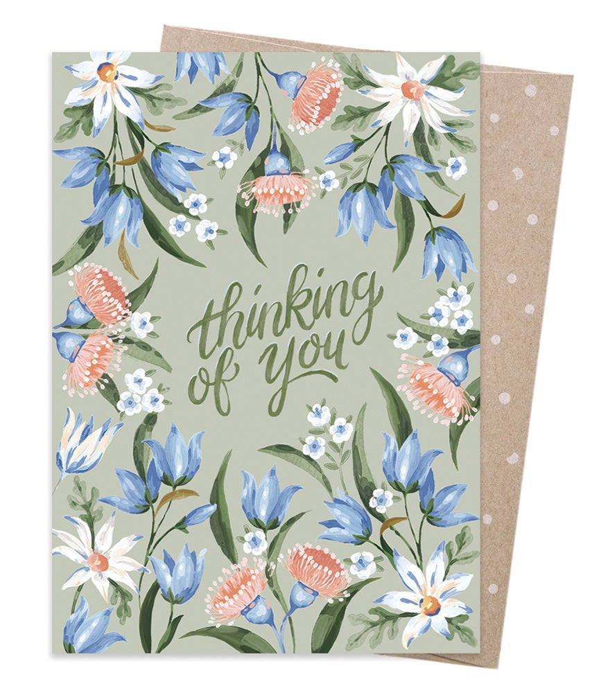 Thinking of You Bluebells Greeting Card