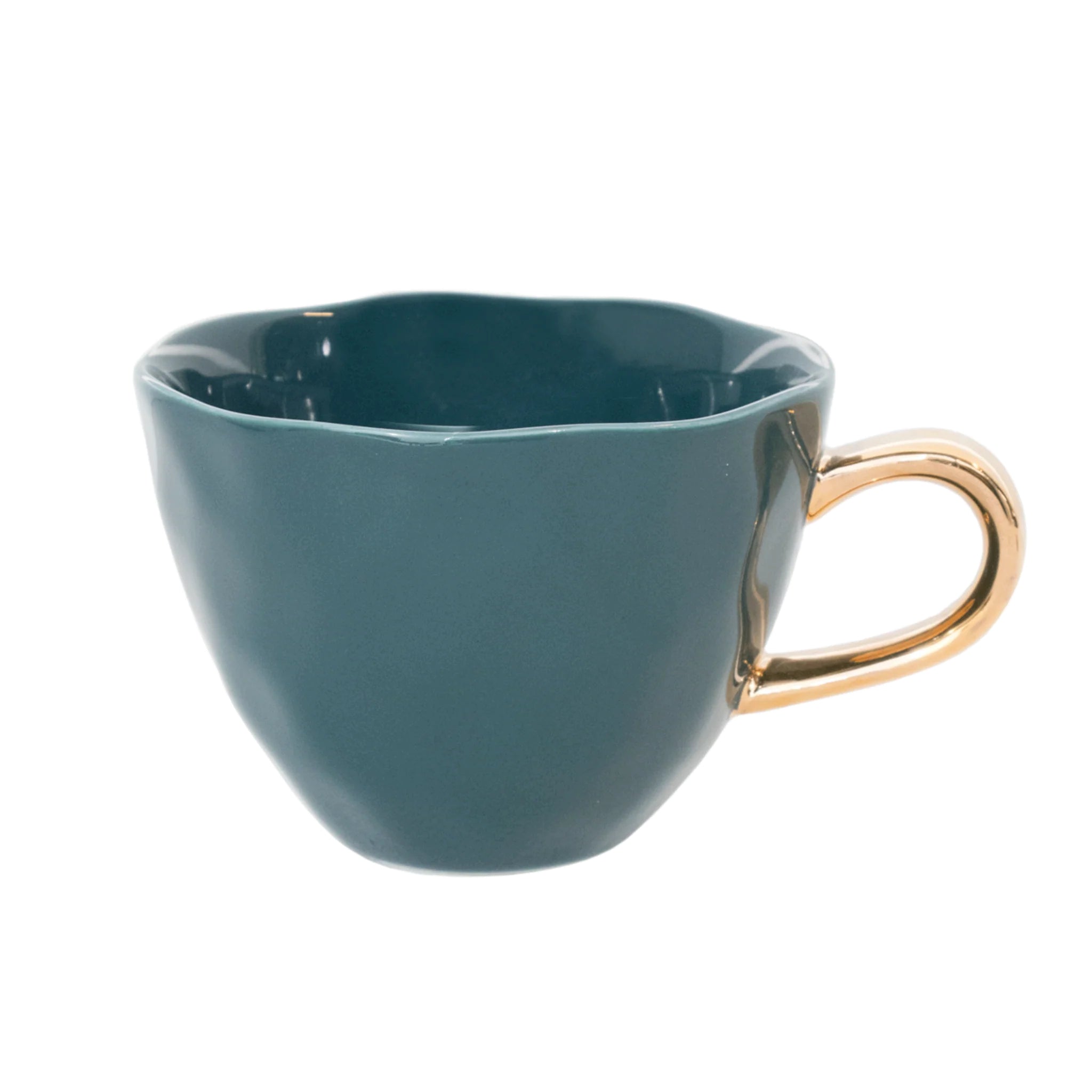 Good Morning  Cup - Blue Green