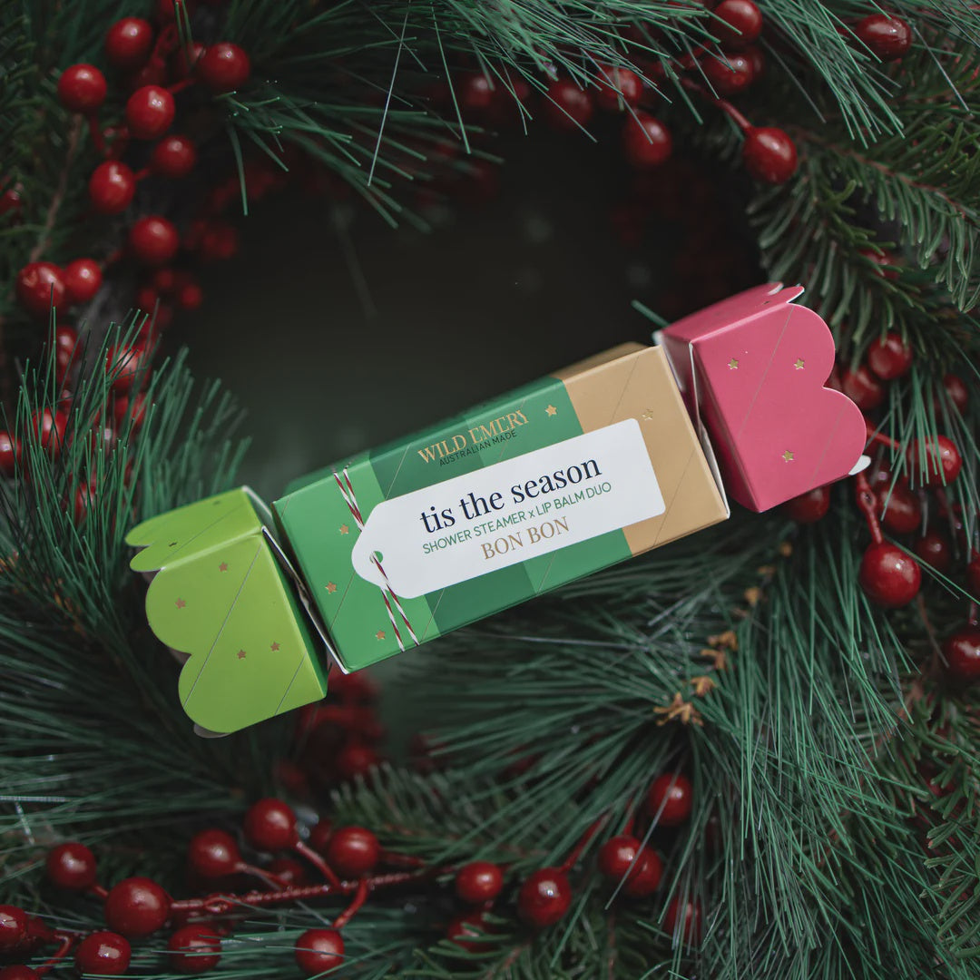 Tis The Season Shower Steamer x Mini Lip Balm Bon Bon