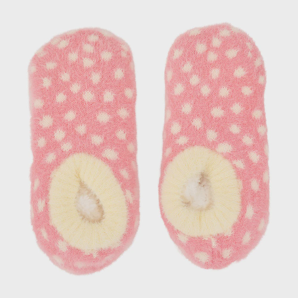 Fuzzy Bootie - Meadow Blush Spot