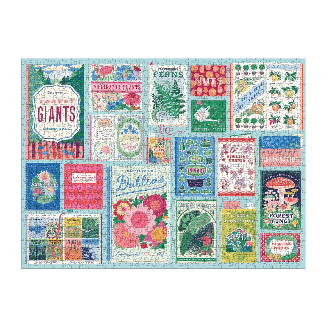 Botanist Bookshelf 1000 Piece Puzzle