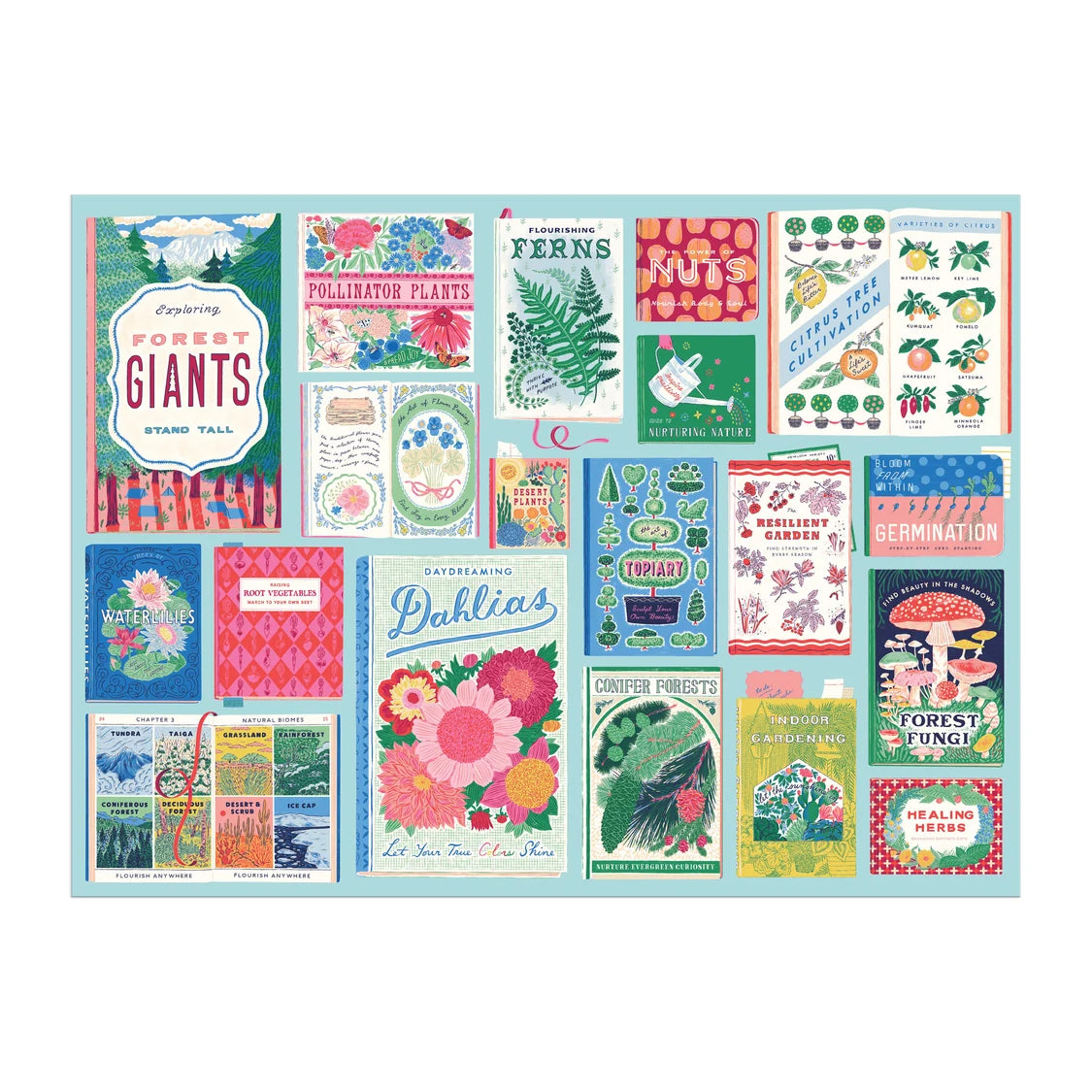 Botanist Bookshelf 1000 Piece Puzzle