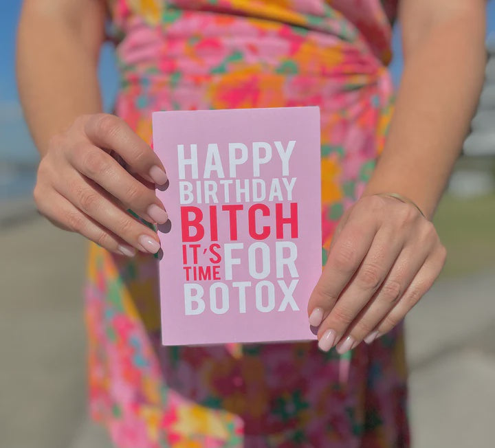 Time For Botox Greeting Card