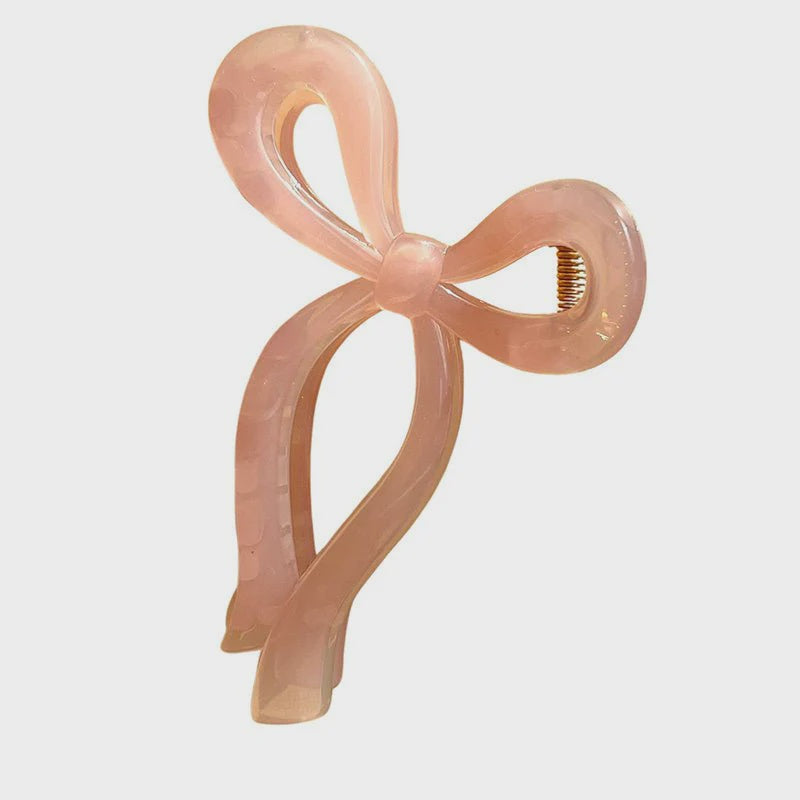 Bow Claw Clip - Pink