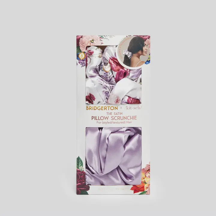 Bridgerton x Kitsch Satin Pillow Scrunchies