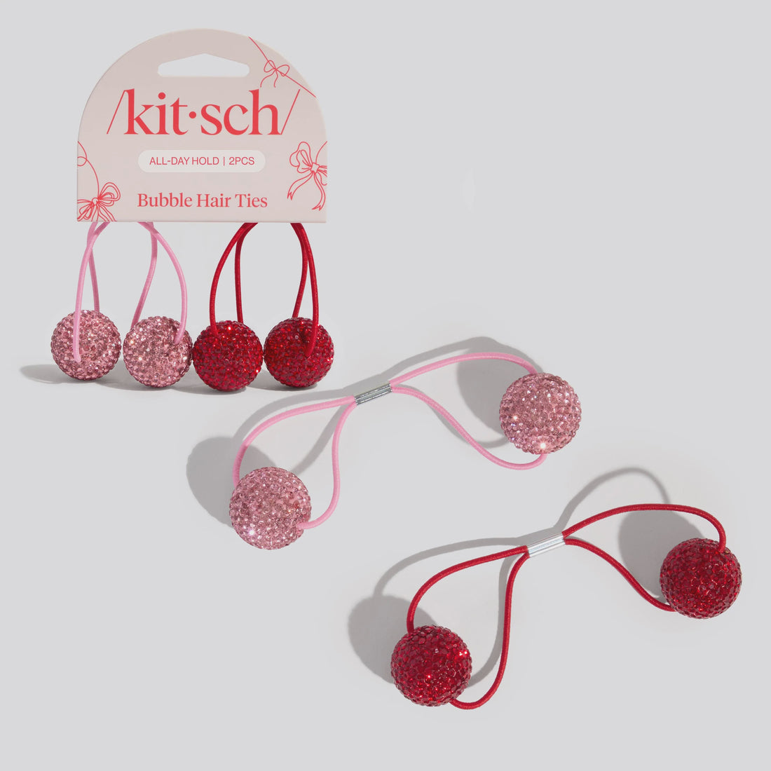 Holiday Bubble Hair Ties