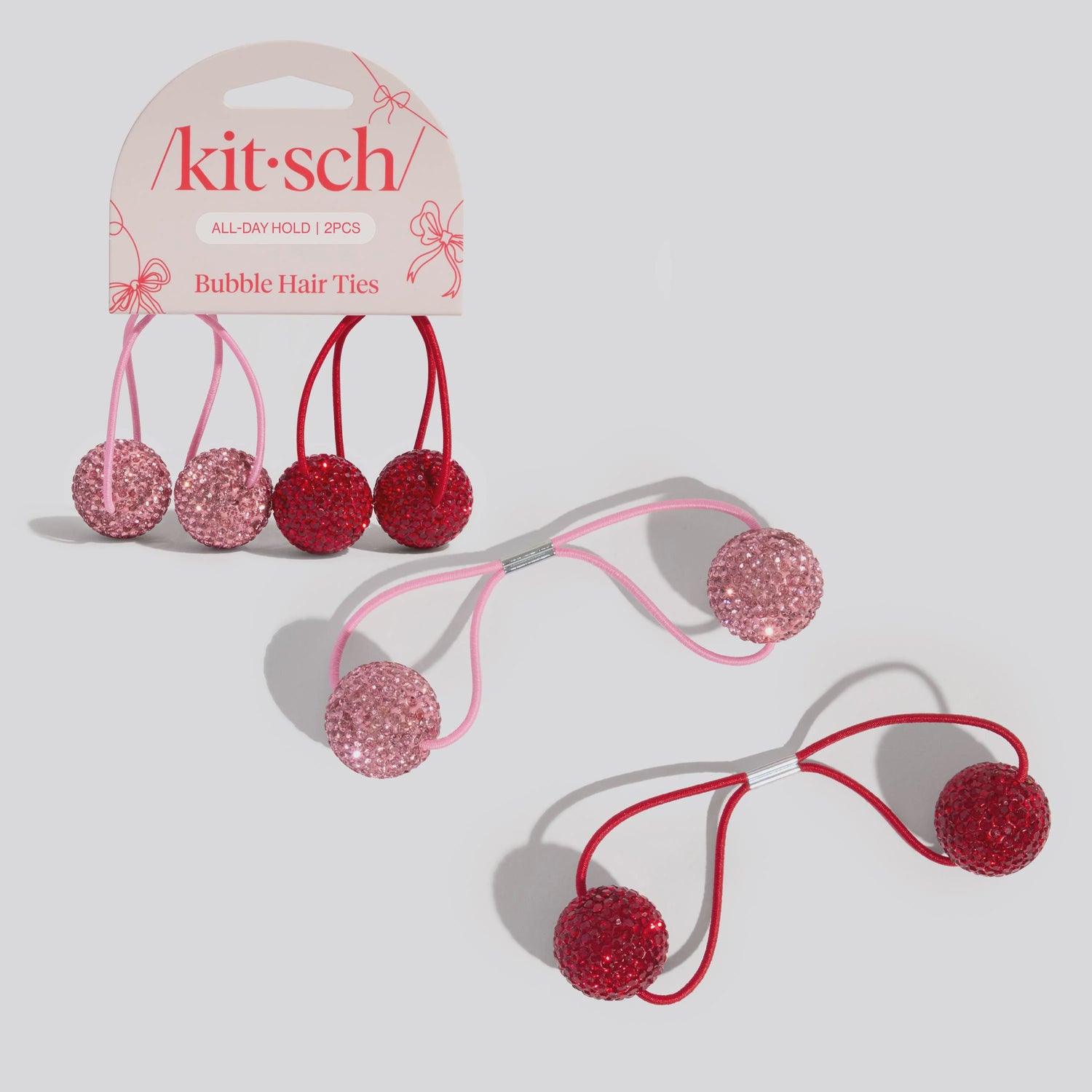 Holiday Bubble Hair Ties