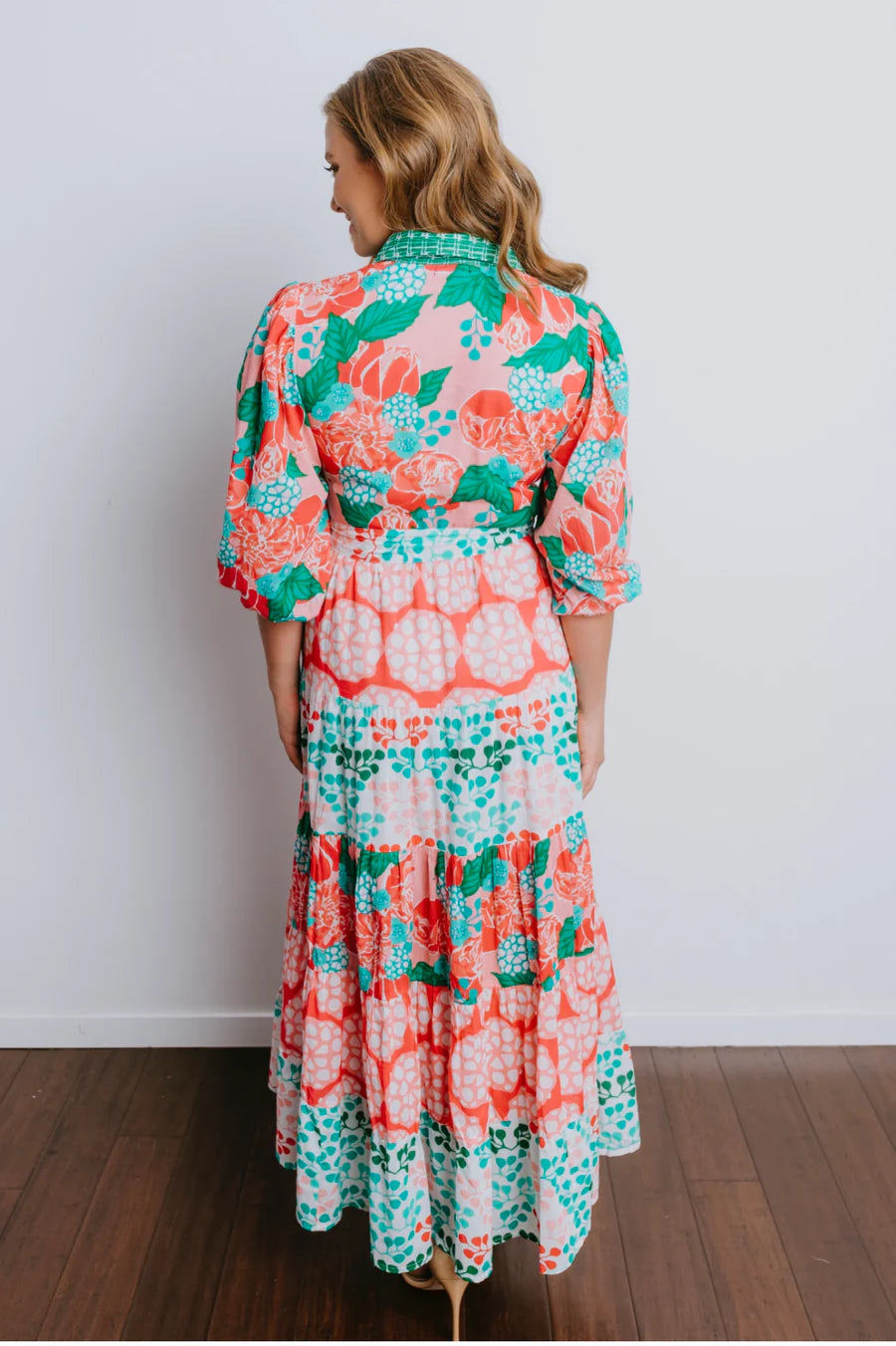 Bubblegum Poppy Maxi Dress