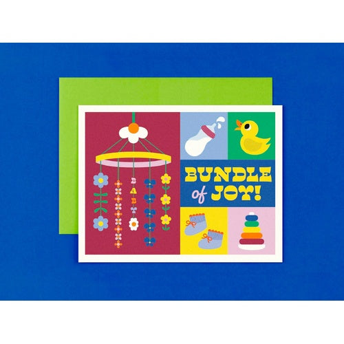 Bundle of Joy Blocks Greeting Card