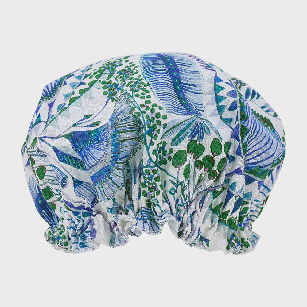 Linen Shower Cap - Bush Botanical