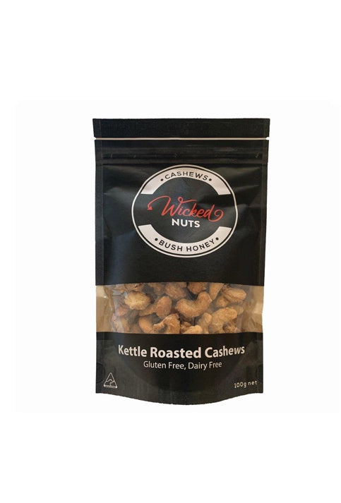 Wicked Nuts Bush Honey Cashews