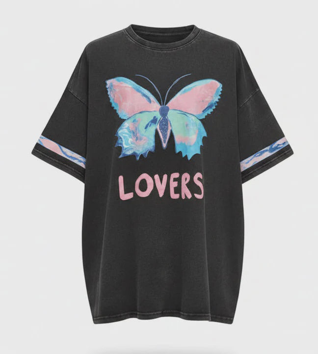 Black Lovers Butterfly Tee