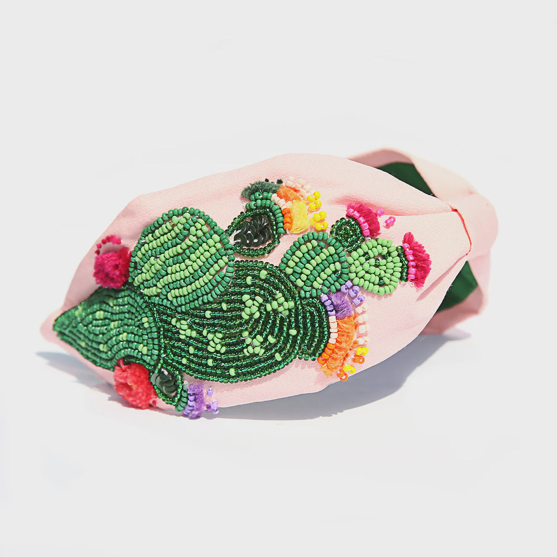 Cactus Beaded Headband