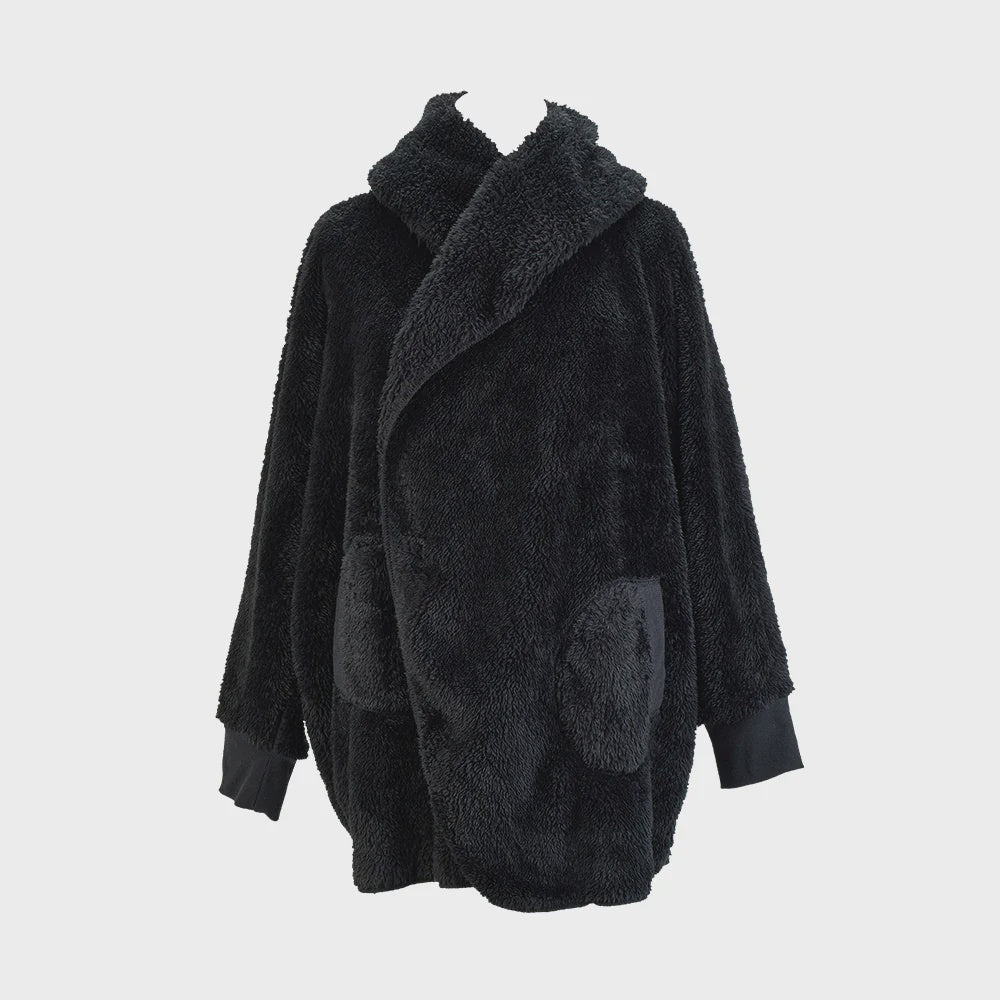 Cosy Luxe Cardi Robe - Black