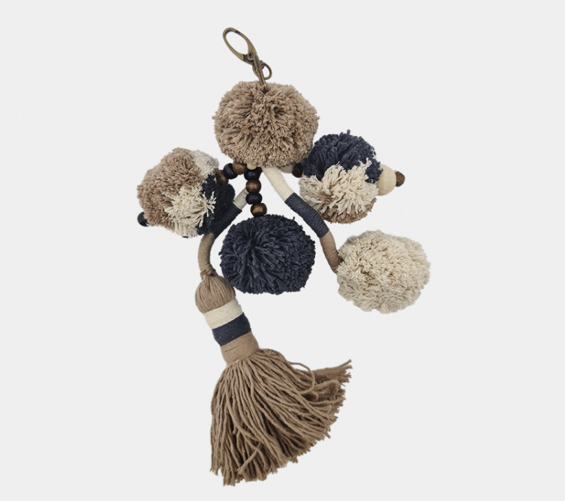 Carnival Taupe Keychain