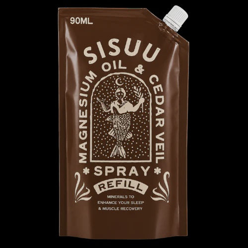 Magnesium Spray Refill Pouch - Cedar Veil