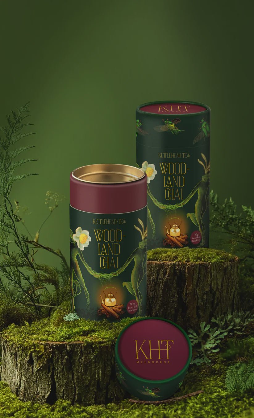 Wood-Land Chai Loose Leaf Tea Canister