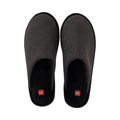 AT Mens Slippers - Cosy Sherpa Charcoal
