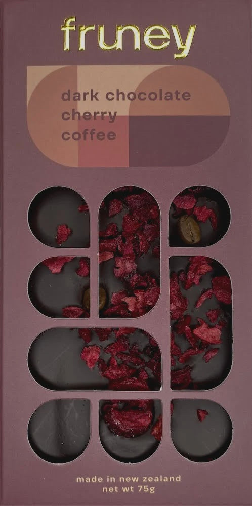 Dark Chocolate Cherry Coffee Chocolate Bar