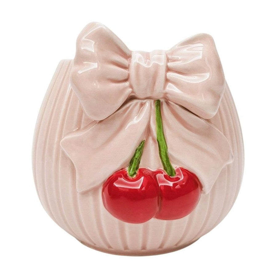 Cherry Bow Planter 14cm