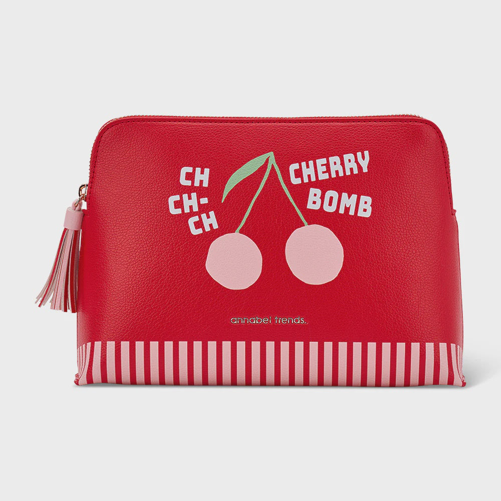 Large Vanity Bag - Cherrylicious