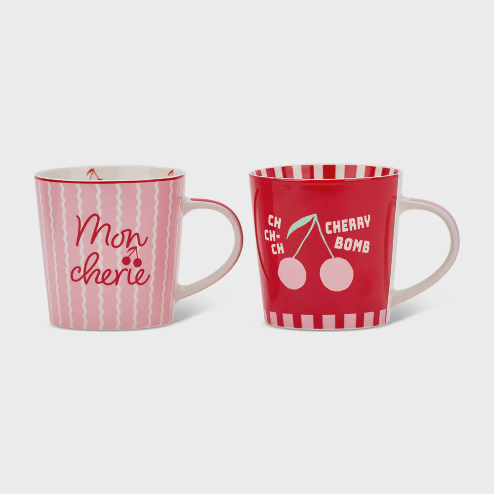Cherrylicious Coffee Mug Set of 2