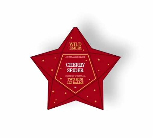 Cherry Spider Mini Lip Balm Duo Star Bauble