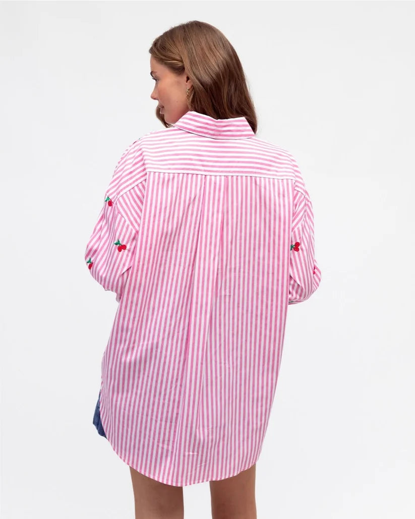 Cherry Striped Shirt