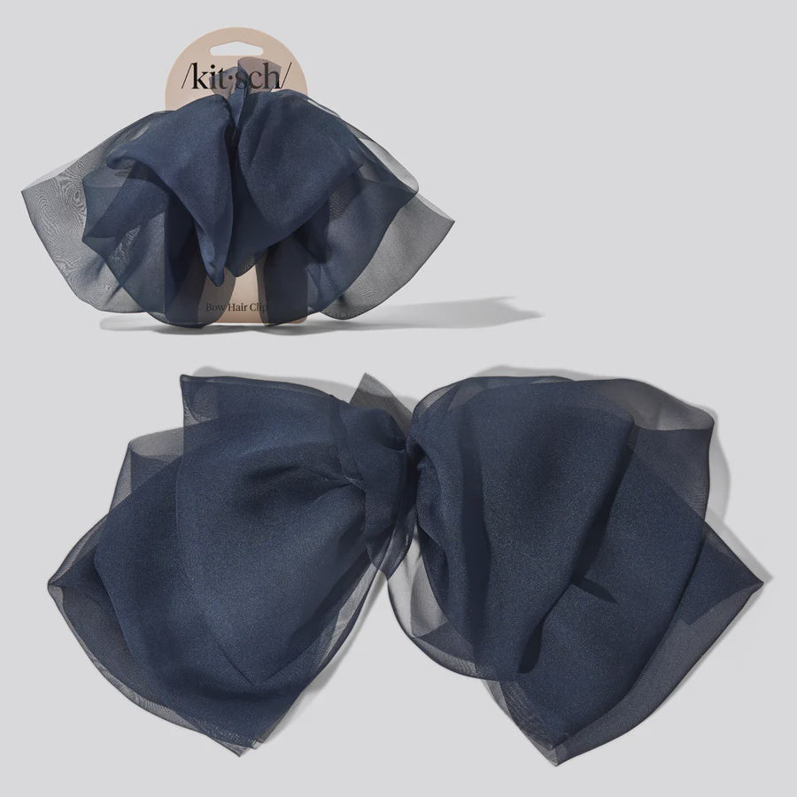 Blue Orchid Chiffon Hair Bow