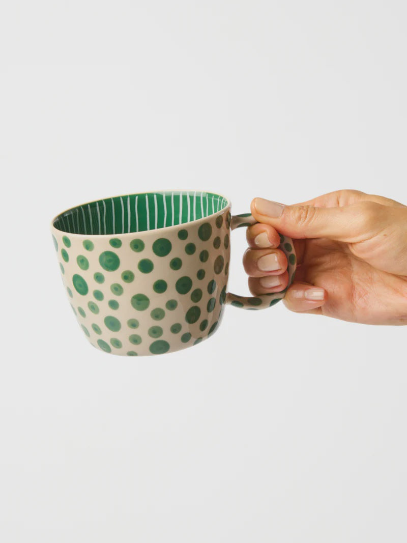 Chino Mug - Green Spot