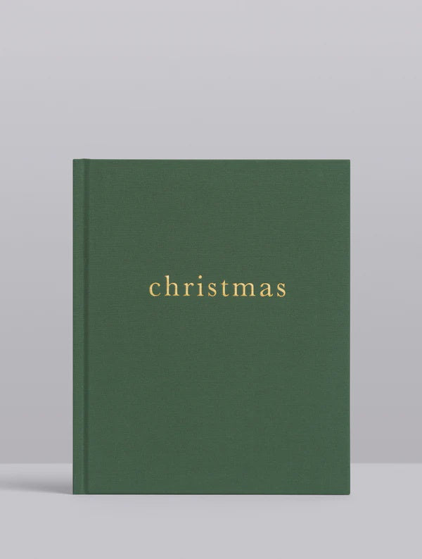 Family Christmas Book - Forest Green