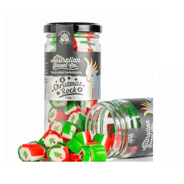 Australian Sweet Co Christmas Rock 170g