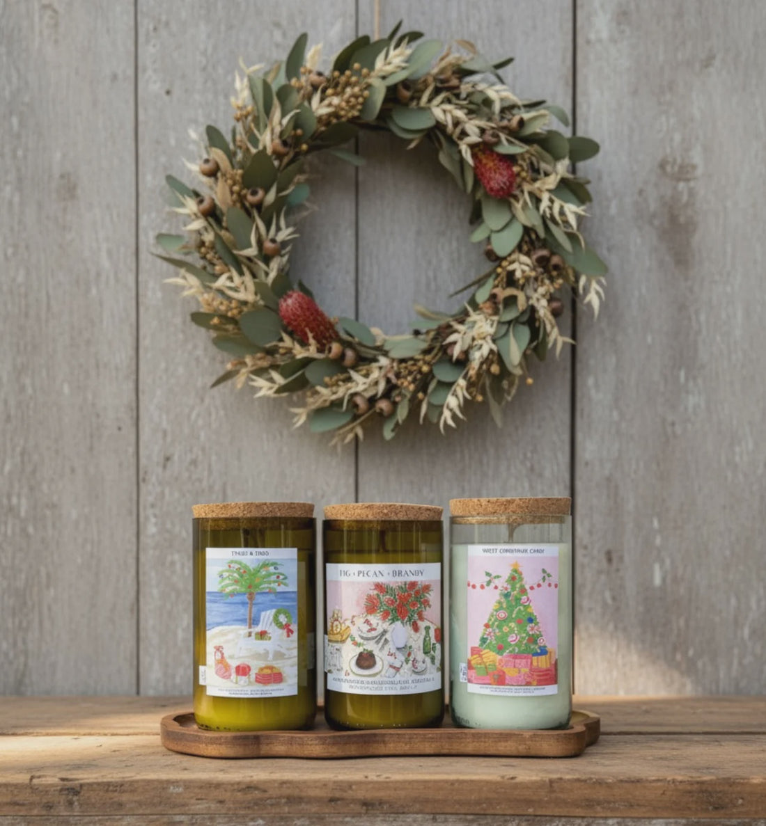 Unwined Candle Co Christmas Candles
