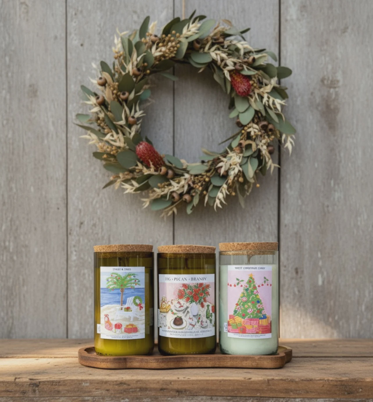 Unwined Candle Co Christmas Candles