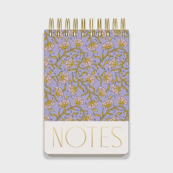 Large Chunky Notepad - Purple Vintage Floral