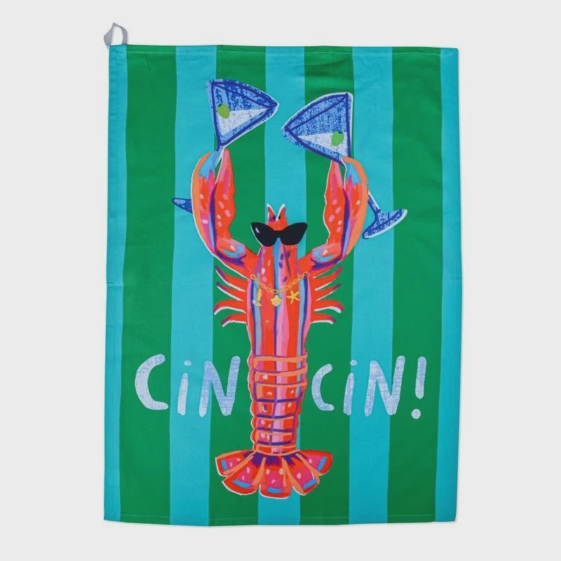 Cin Cin Tea Towel