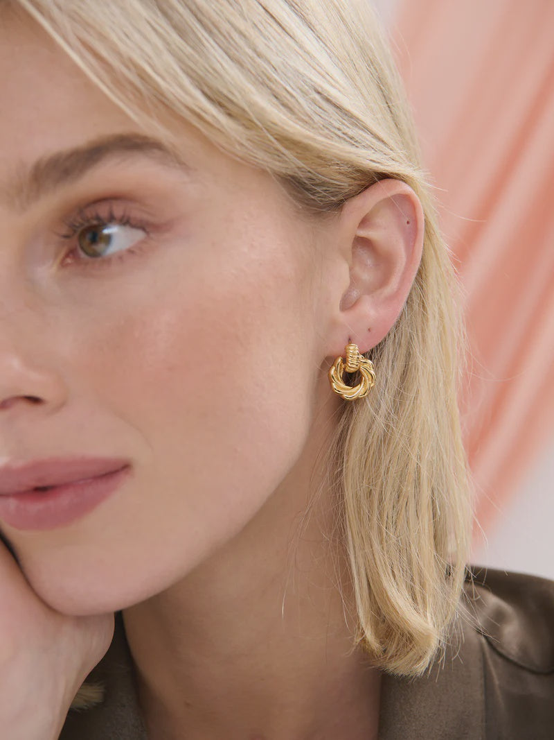 Circle Drop Earrings