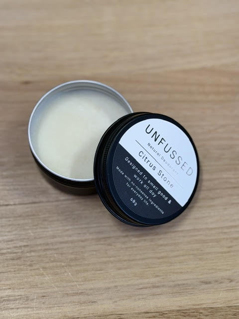 UNFUSSED Natural Deodorant - Citrus Stone