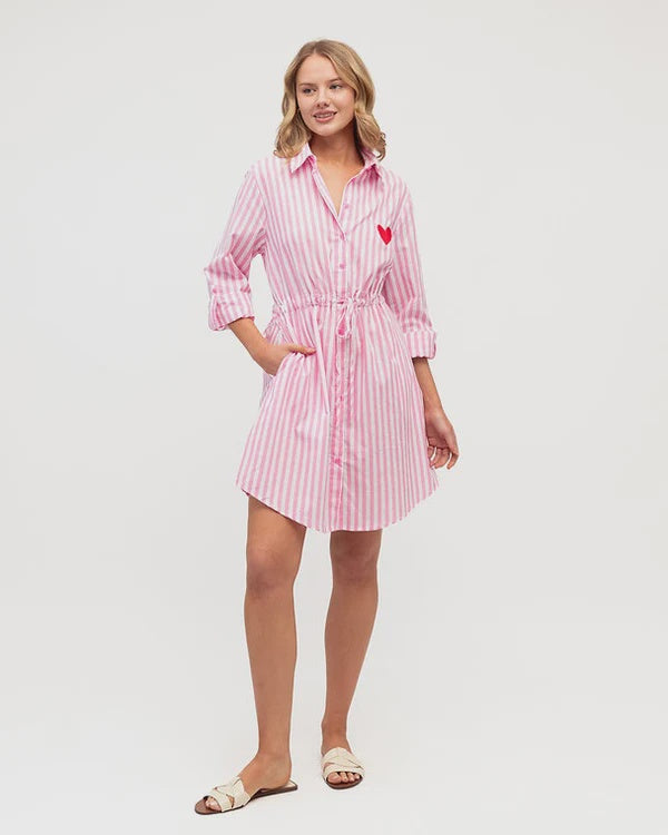 Clarice Sunshine Shirt Dress