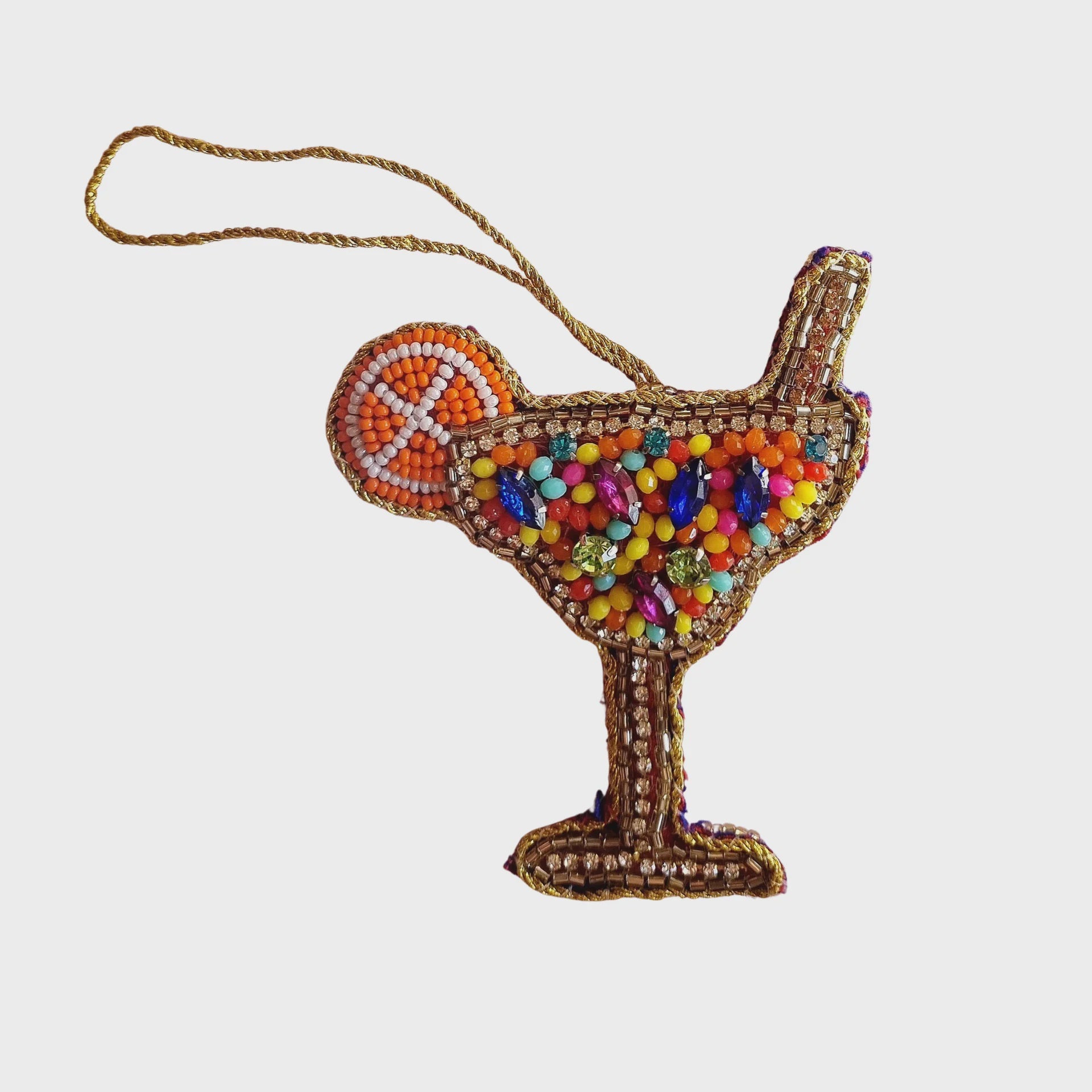 Colourful Cocktail Christmas Decoration