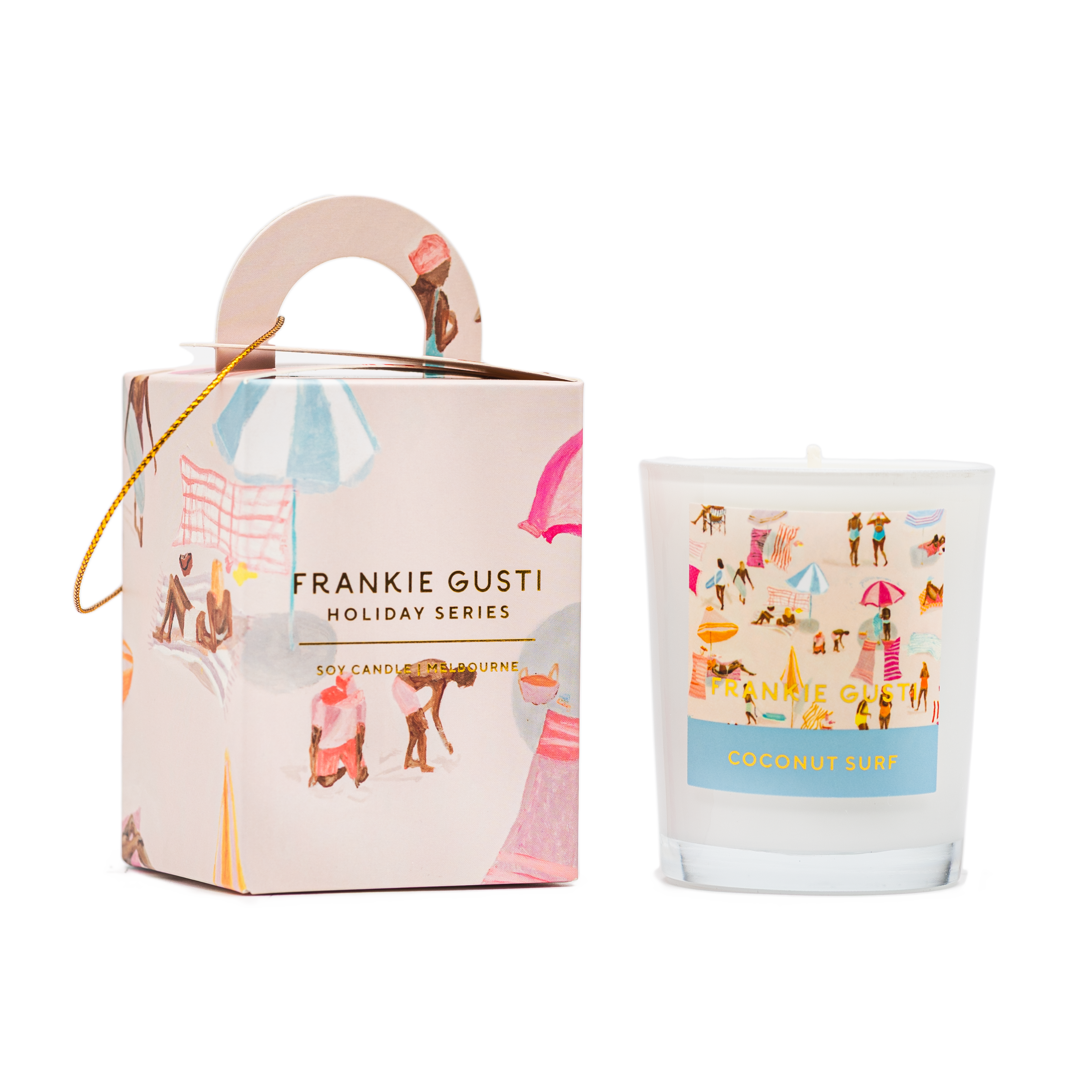 Holiday Series Candle Ornament - Coconut Surf