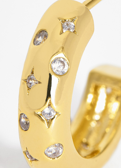 Estella Bartlett Constellation Chunky Hoops