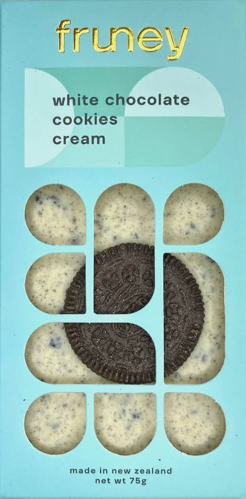 White Chocolate Cookies &amp; Cream Bar 75g