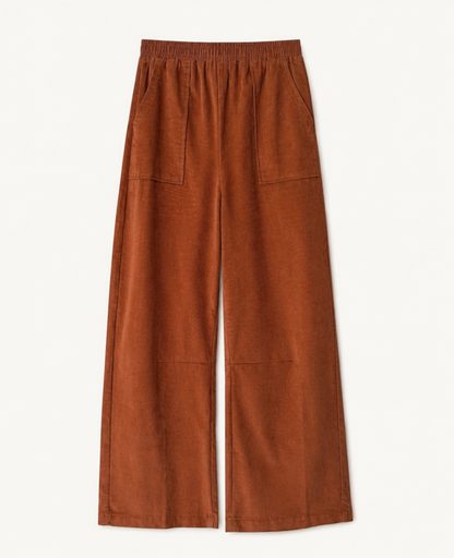 Cord Barrel Leg Pants