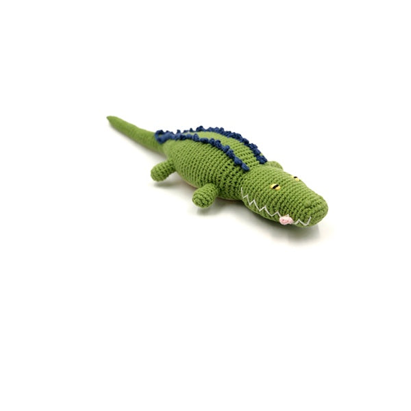 Crocodile Crochet Rattle