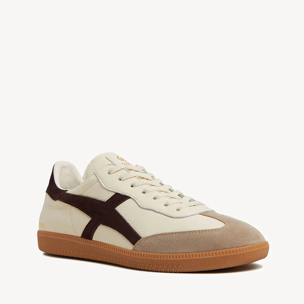 2001 Crossroads Sneaker - Ivory/Coffee