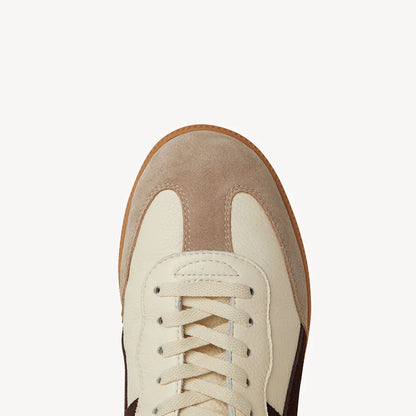 2001 Crossroads Sneaker - Ivory/Coffee